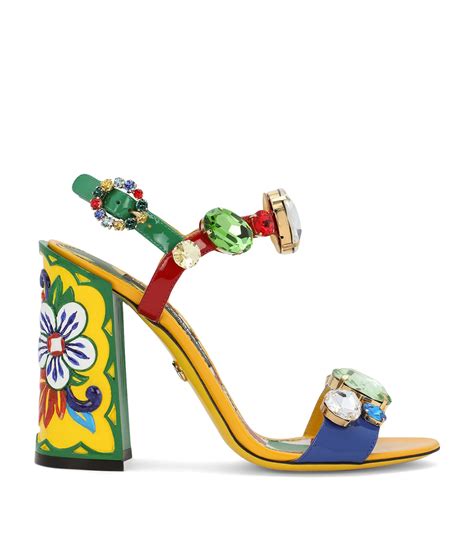 dolce gabbana heeled sandals